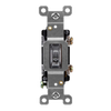 15 Amp Clear Lighted Single-Pole Toggle Switch | 120/270V | Impact-Resistant
