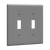 2-Gang Toggle Switch Wall Plate | Residential Grade