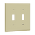 2-Gang Toggle Switch Wall Plate | Residential Grade