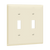 2-Gang Toggle Switch Wall Plate | Residential Grade