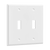 2-Gang Toggle Switch Wall Plate | Residential Grade