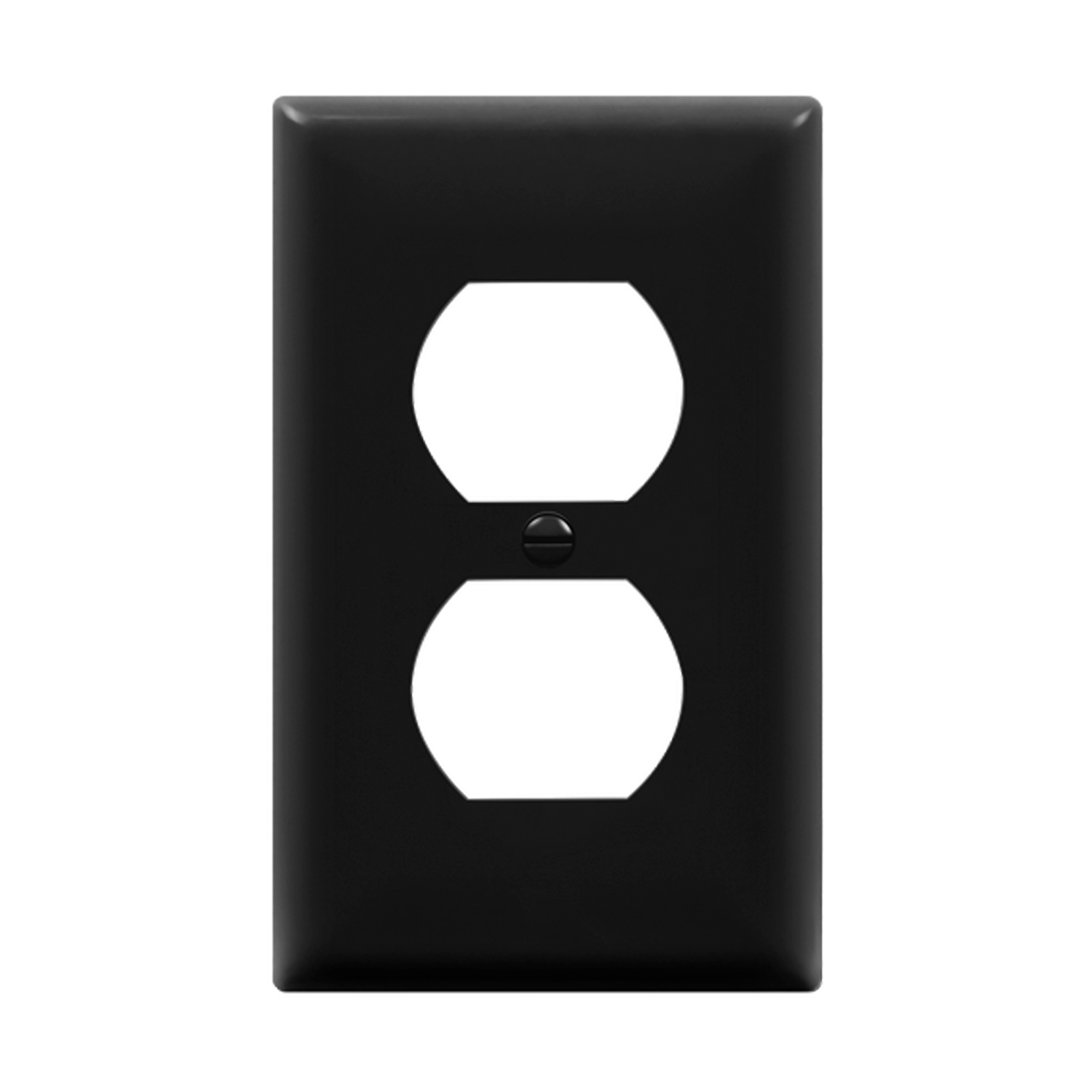 1-Gang Duplex Wall Plate | Standard Size | Residential Grade | Enerlite 8821