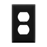 1-Gang Duplex Wall Plate | Standard Size | Residential Grade | Enerlite 8821