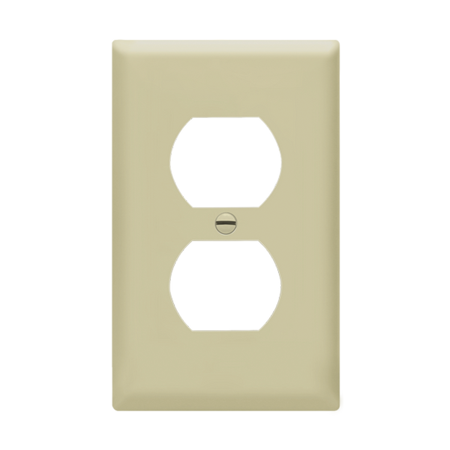 1-Gang Duplex Wall Plate | Standard Size | Residential Grade | Enerlite 8821