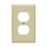 1-Gang Duplex Wall Plate | Standard Size | Residential Grade | Enerlite 8821