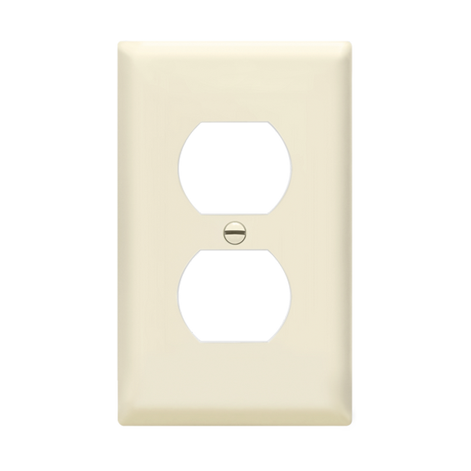 1-Gang Duplex Wall Plate | Standard Size | Residential Grade | Enerlite 8821