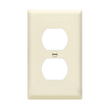 1-Gang Duplex Wall Plate | Standard Size | Residential Grade | Enerlite 8821