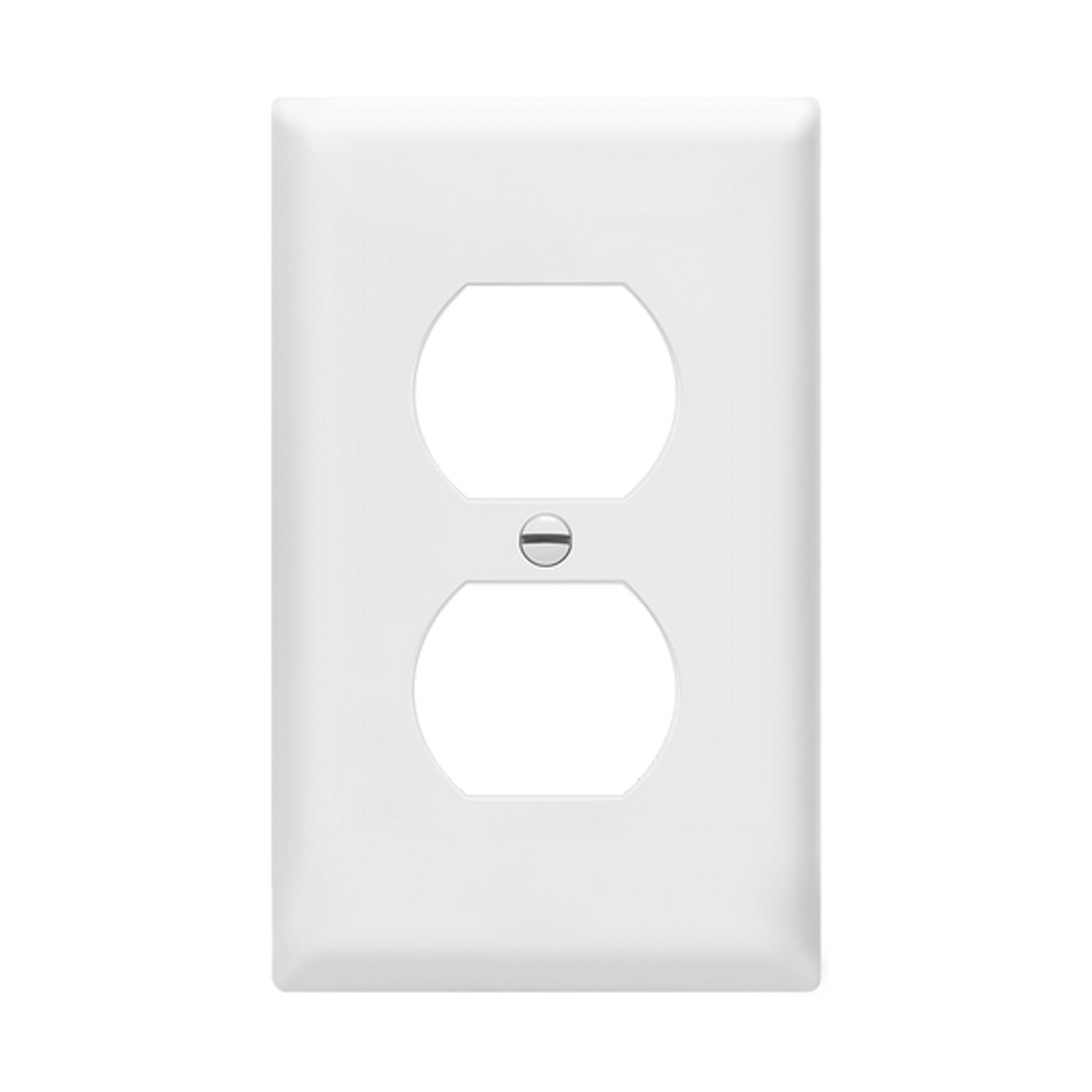 1-Gang Duplex Wall Plate | Standard Size | Residential Grade | Enerlite 8821