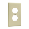1-Gang Duplex Wall Plate | Mid-Size | Residential Grade
