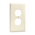 1-Gang Duplex Wall Plate | Mid-Size | Residential Grade