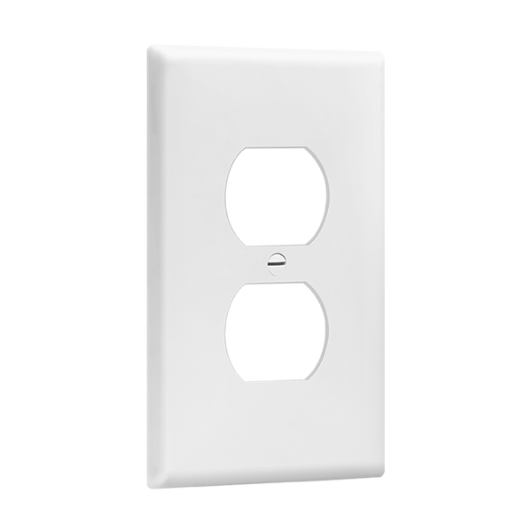 1-Gang Duplex Wall Plate | Mid-Size | Residential Grade