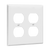 2-Gang Duplex Wall Plate | Residential Grade