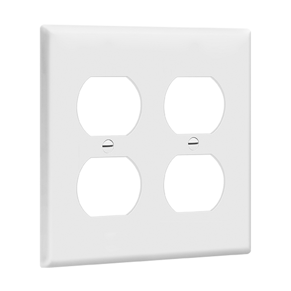 2-Gang Duplex Wall Plate | Residential Grade