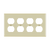4-Gang Duplex Wall Plate | Residential Grade