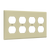 4-Gang Duplex Wall Plate | Residential Grade