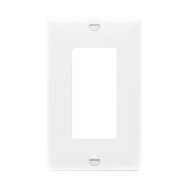 Residential Grade, Decorator/Gfci Standard Wall Plate, 1-Gang