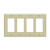 4-Gang Decorator Wall Plate | Standard Size