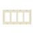 4-Gang Decorator Wall Plate | Standard Size