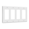 4-Gang Decorator Wall Plate | Standard Size