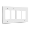 4-Gang Decorator Wall Plate | Mid Size