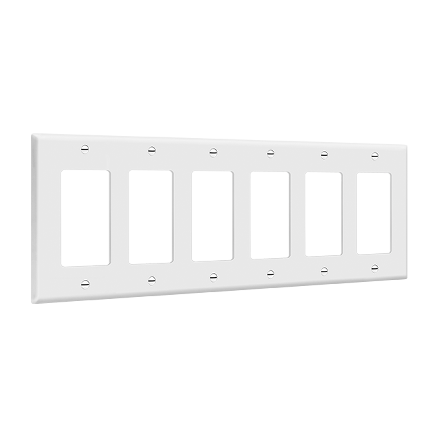 6-Gang Decorator Wall Plate | Standard Size
