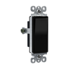 Single Pole Decorator Switch 15 Amp 120/277V — Light Switch for Residential or Commercial Use — Durable and Modern Design