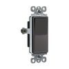 Single Pole Decorator Switch 15 Amp 120/277V — Gold Light Switch for Residential or Commercial Use — Durable and Modern Design