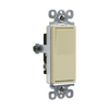 Single Pole Decorator Switch 15 Amp 120/277V — Light Switch for Residential or Commercial Use — Durable and Modern Design