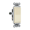 Single Pole Decorator Switch 15 Amp 120/277V — Light Switch for Residential or Commercial Use — Durable and Modern Design