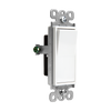 Single Pole Decorator Switch 15 Amp 120/277V — Light Switch for Residential or Commercial Use — Durable and Modern Design