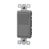 Commercial grade decorator switch with smooth paddle action, narrow body design, and back/side-wiring terminals, Model 91200.