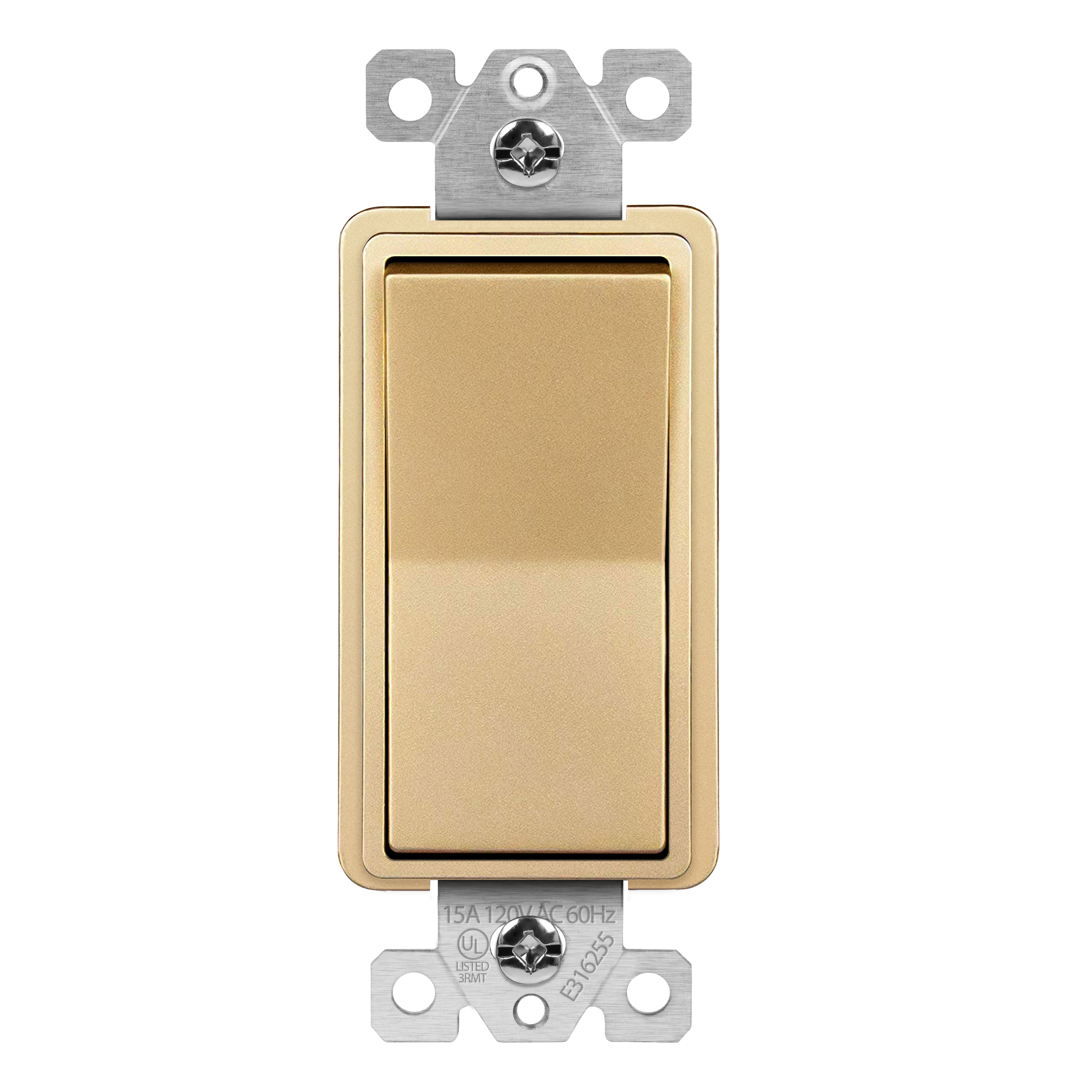 15 Amp 4-Way Decorator Switch | Elite Series | 120/277V | Side & Back Wiring