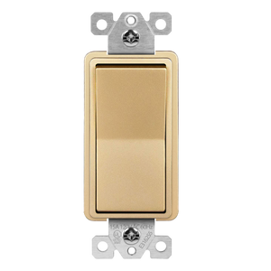 15 Amp 1-Gang 4-Way Decorator Switch | Elite Series | 120/277V | Side & Back Wiring