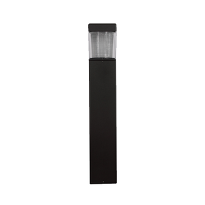 EasyLED Square Bollard with Glass Lens - Wide Beam Spread