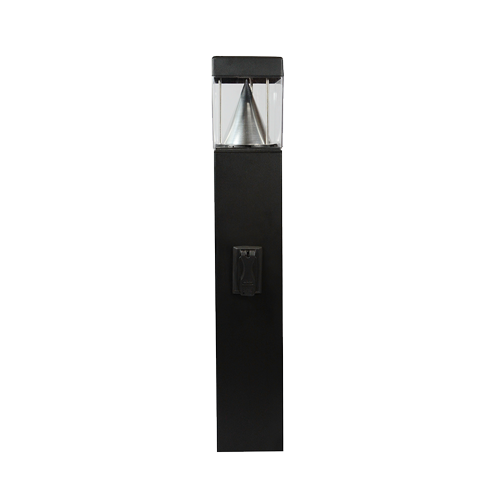 EasyLED Square Bollard with LED Cone Reflector - Type III