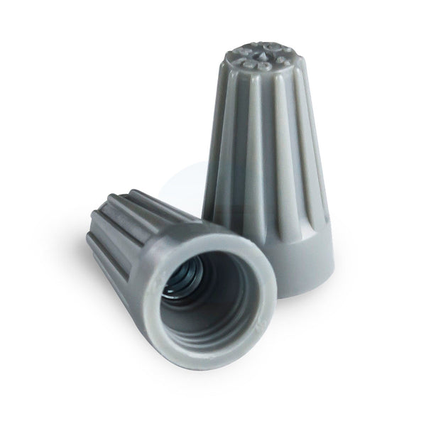1,000 Gray Wire Connectors Screw-On UL Listed