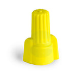Bulk pack of 500 yellow winged wire connectors, UL listed twist-on caps for high-torque residential and commercial electrical wiring