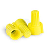 Bulk pack of 500 yellow winged wire connectors, UL listed twist-on caps for high-torque residential and commercial electrical wiring