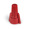 Bulk bag of 500 winged red wire connectors, UL listed twist-on caps for electrical wiring