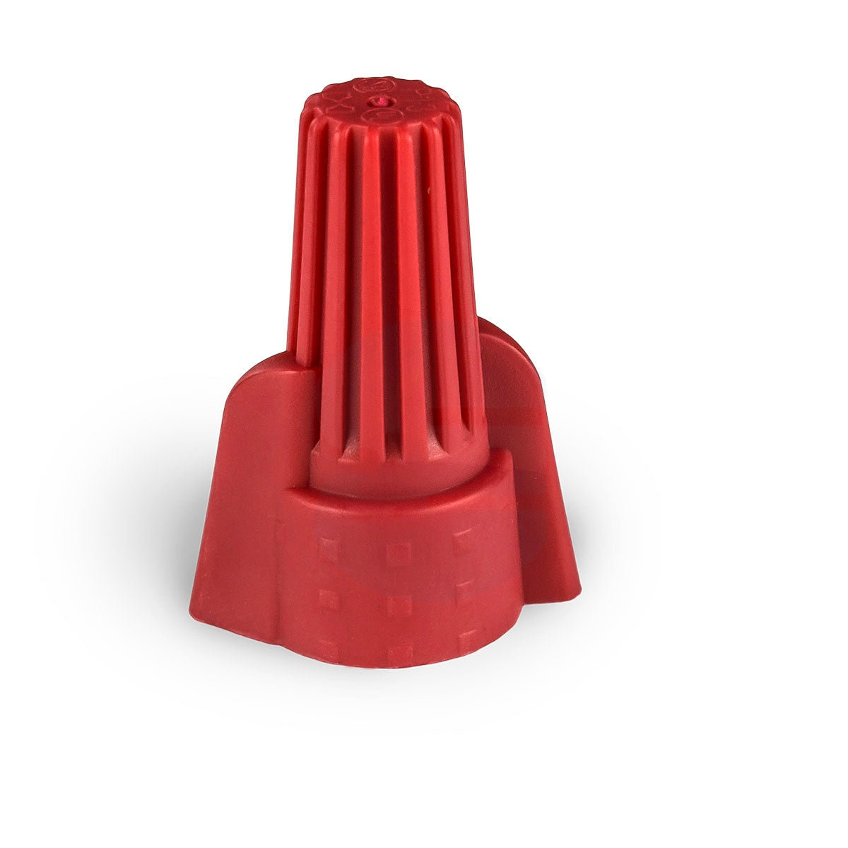 Bulk bag of 500 winged red wire connectors, UL listed twist-on caps for electrical wiring