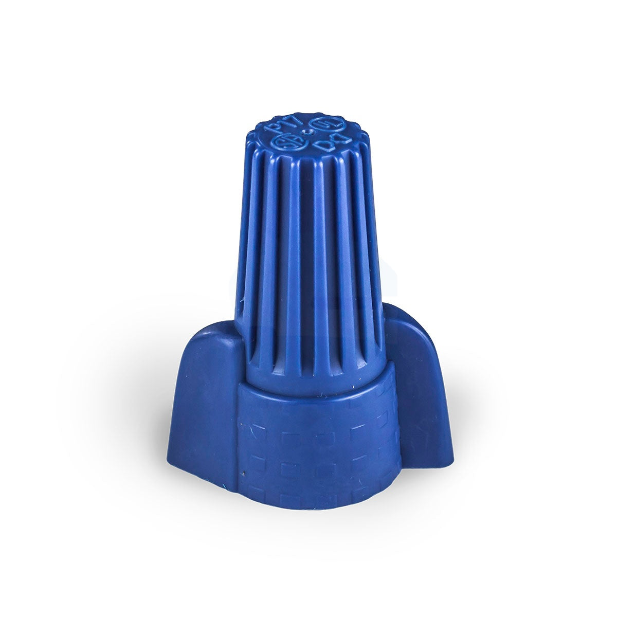 Winged Blue Wire Connectors | UL Listed | Bulk Pack of 100 | High-Torque Electrical Twist-On Caps