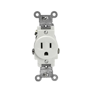 15 Amp Single Receptacle | 125V | Commercial Grade