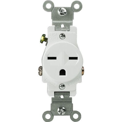 15 Amp Single Receptacle | 250V | Commercial Grade