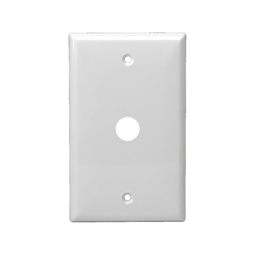 Residential Grade, Single Receptacle Plate, 0.625