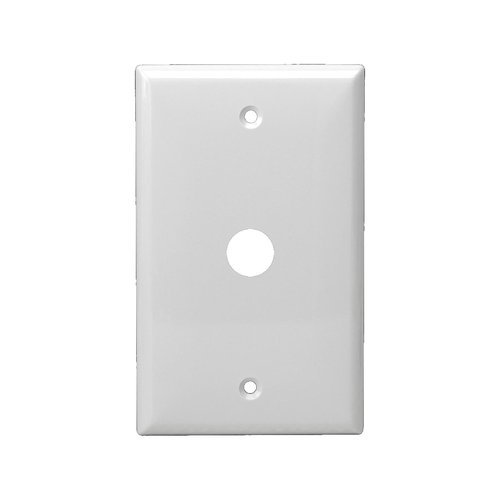 Residential Grade, Single Receptacle Plate, 0.625