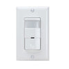 180° PIR Occupancy/Vacancy Motion Sensor Wall Switch with Built-In Night Light, Neutral Wire Required, Single Pole