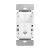 180° PIR Occupancy/Vacancy Motion Sensor Wall Switch, Neutral Wire Required, Single Pole