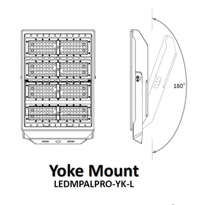 Yoke Mounting Bracket (LED-MPAL-PRO) 240-280W