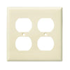 2-Gang Duplex Wall Plate | Mid-Size | Residential Grade