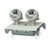 Incandescent Recessed Steel Emergency Lighting Unit - White